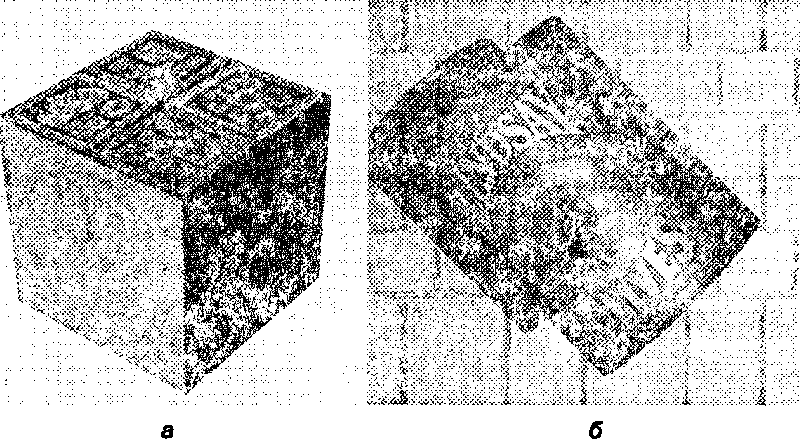 Примеры текстуры, наложенной на поверхности