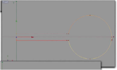 Две крайние точки смещены в координату 0 вдоль оси X