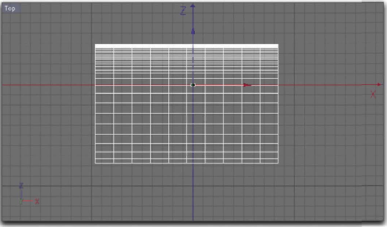 Создан задник из сплайна с помощью объекта Extrude NURBS