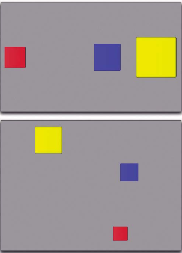 Те же кубы в стандартных проекциях