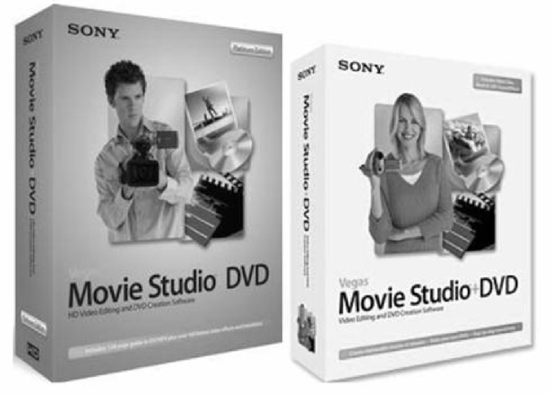 Так выглядит боксовый вариант поставки видеоредактора Sony Vegas Movie Studio версий 5 и 6