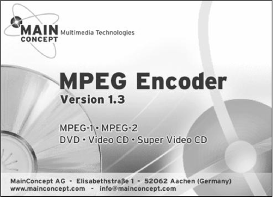 Логотип программы MainConcept MPEG Encoder